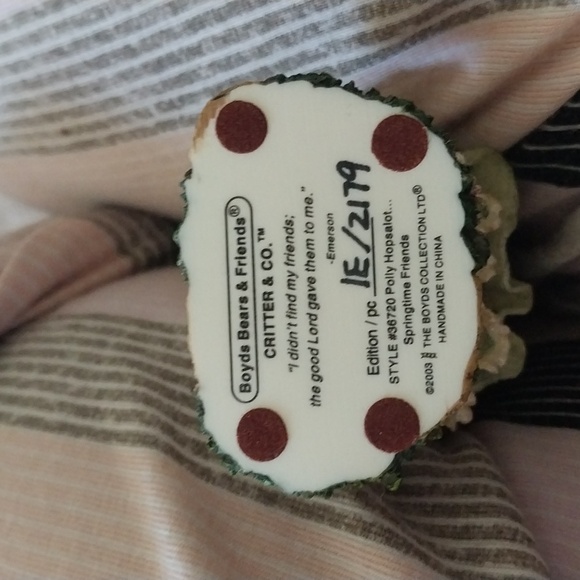 Boyds Collection Polly Hopsalot - Picture 6 of 6